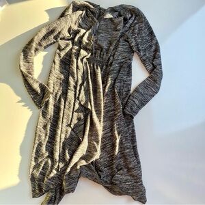 Cupid Waterfall Gray Cardigan, S
